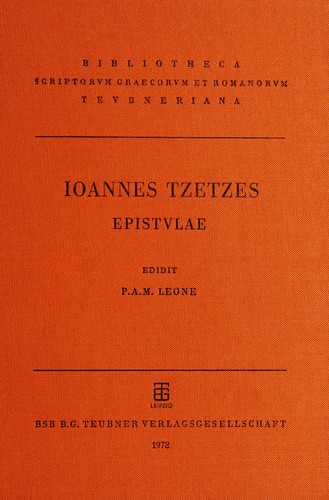 Cover for Epistulae.