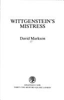 Cover for Wittgenstein's mistress