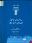 Cover for SPAA 2000