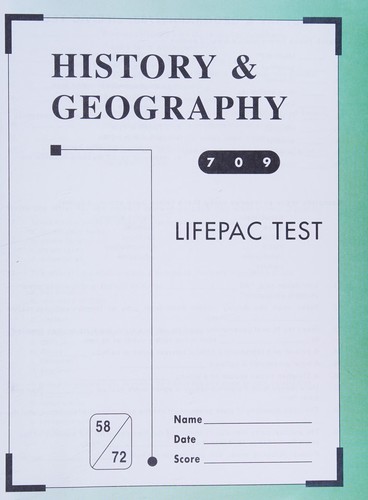 Cover for State Economics and Politics (Lifepac History & Geography Grade 7)