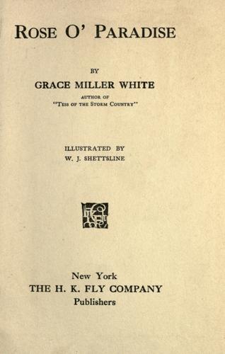 Cover for Rose O'Paradise