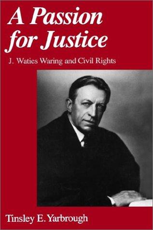 Cover for A passion for justice