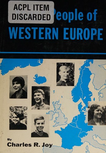 Cover for Young people of western Europe