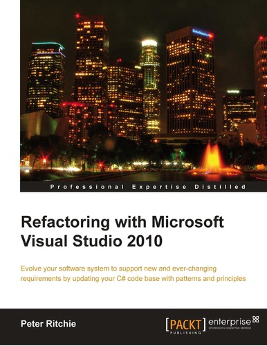 Cover for Refactoring with Microsoft Visual Studio 2010