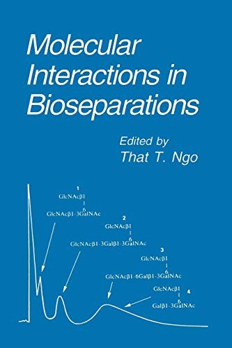 Cover for Molecular Interactions in Bioseparations