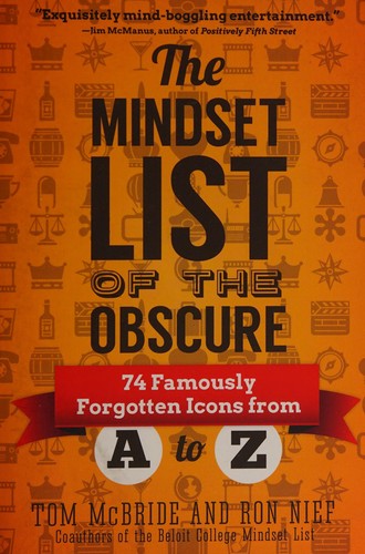 Cover for The Mindset list of the obscure