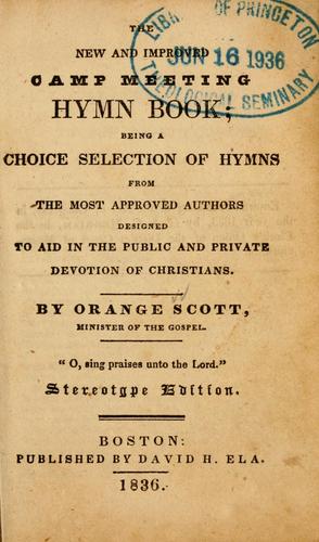 Cover for New and improved camp meeting hymn book