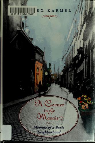 Cover for A corner in the Marais