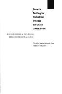 Cover for Genetic testing for Alzheimer disease