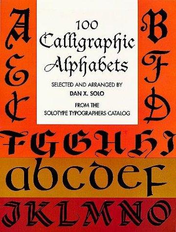 Cover for 100 calligraphic alphabets