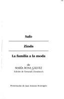 Cover for Safo ;