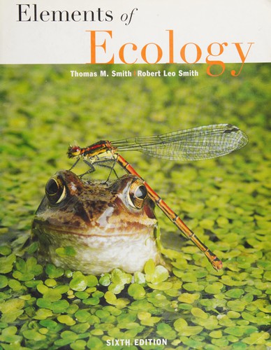 Cover for Elements of ecology