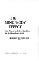 Cover for The mind/body effect
