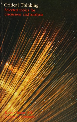 Cover for Critical thinking