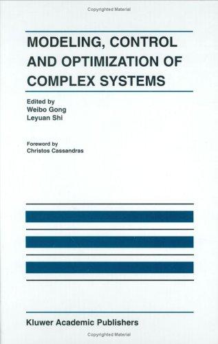 Cover for Modeling, Control and Optimization of Complex Systems