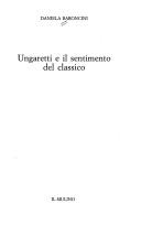 Cover for Ungaretti e il sentimento del classico