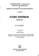 Cover for Istoria românilor
