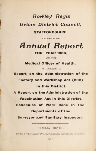Cover for [Report 1906]