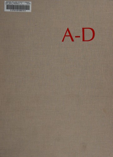 Cover for Dictionnaire des littératures de langue française