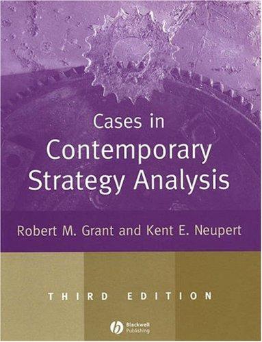 Cover for Cases in Contemporary Strategy Analysis