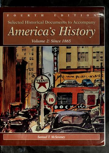 Cover for Selected historical documents to accompany America's History