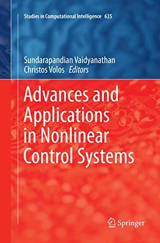 Cover for Advances and Applications in Nonlinear Control Systems