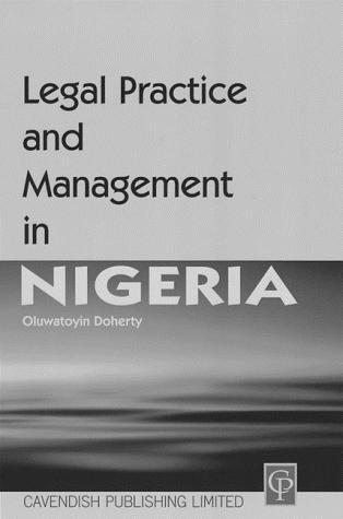 Cover for Legal Procedures and Management in Nigeria