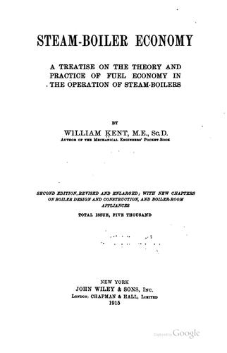 Cover for Steam-boiler economy