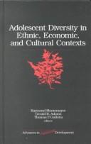Cover for Adolescent Diversity in Ethnic, Economic, and Cultural Contexts (Advances in Adolescent Development)