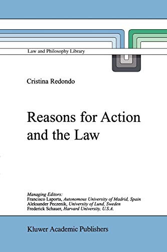 Cover for Reasons for Action and the Law