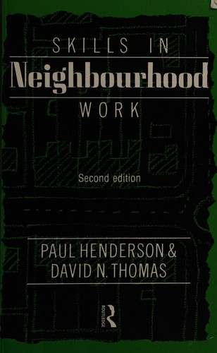 Cover for Skills in neighbourhood work