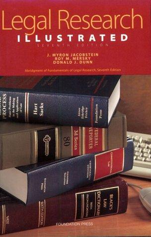 Cover for Legal Research Illustrated, Seventh Edition (An Abridgement of Fundamentals of Legal Research
