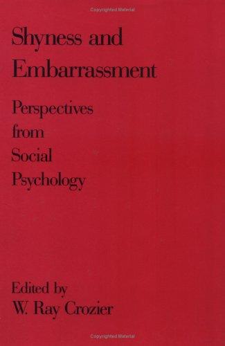 Cover for Shyness and embarrassment