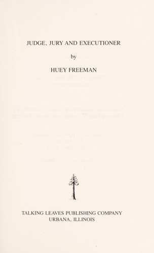 Cover for Judge, Jury, & Executioner