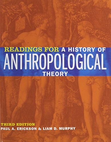 Cover for Readings for A history of anthropological theory