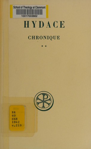 Cover for Chronique ...