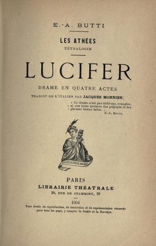 Cover for Lucifer