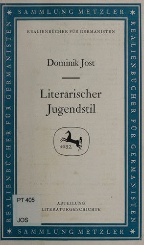 Cover for Literarischer Jugendstil und Expressionismus