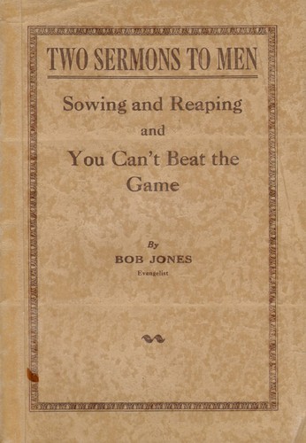Cover for Two Sermons to Men