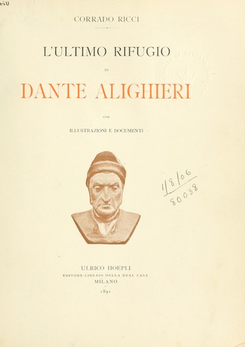 Cover for L'ultimo rifugio di Dante Alighieri