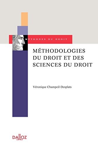 Cover for Méthodologies du droit et des sciences du droit