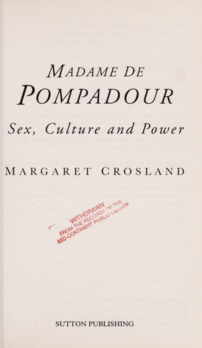 Cover for Madame de Pompadour