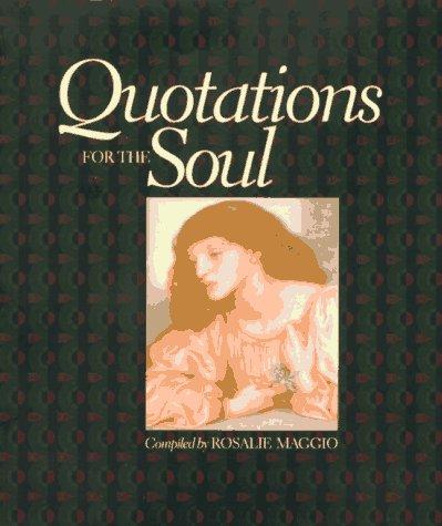 Cover for Quotations for the soul