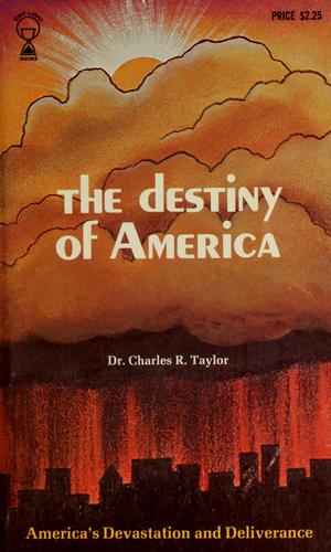 Cover for The destiny of America