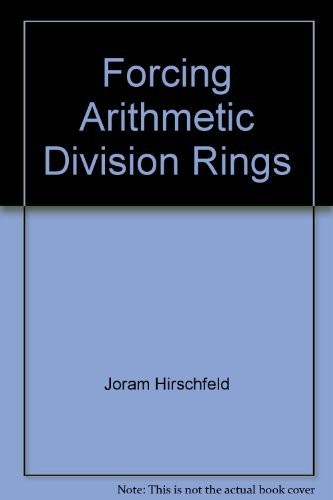 Cover for Forcing, arithmetic, division rings