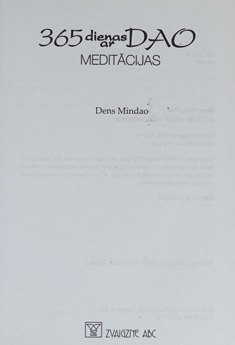 Cover for 365 dienas ar DAO Meditacijas