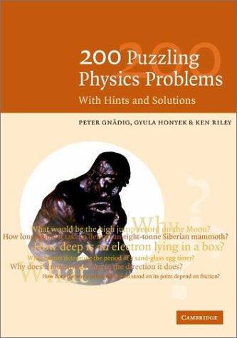 Cover for 200 Puzzling Physics Problems