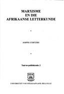 Cover for Marxisme en die Afrikaanse letterkunde