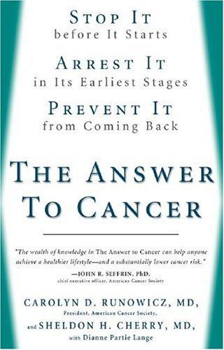 Cover for The Answer to Cancer