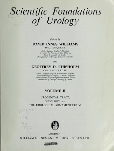 Cover for Renal disorders, infections, and calculi